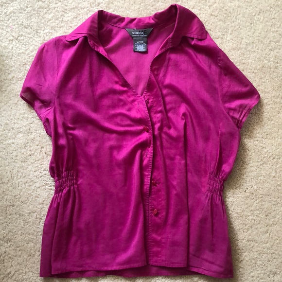 Pink button down shirt size L - Picture 1 of 4